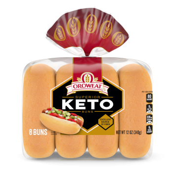 Oroweat Keto Hot Dog Buns- 8ct