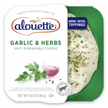 Alouette Soft Spreadable Cheese Garlic & Herbs
