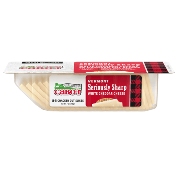 Cabot Vermont Cheese Seriously Sharp Cracker Cut Slices